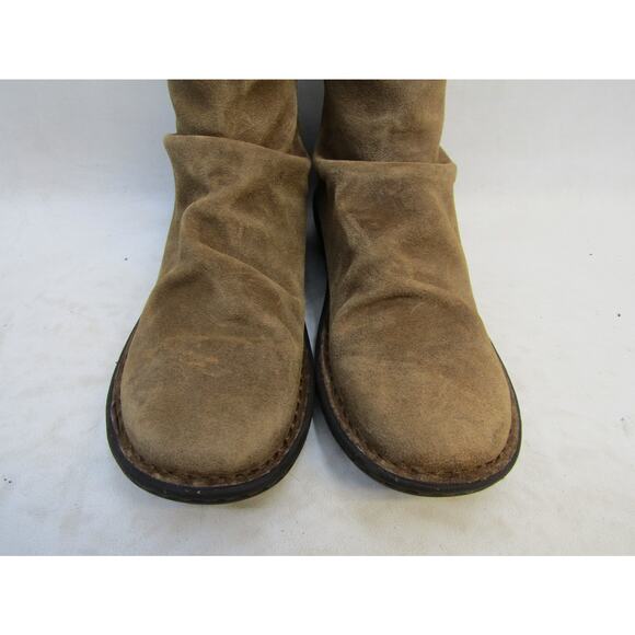 Clarks Womens Sz 7 M Brown Suede Zip Ankle Fashion Boots Bootie - Picture 6 of 11